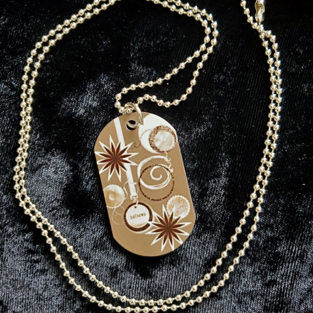 4/$20 "Dog tag" scripture nacklace